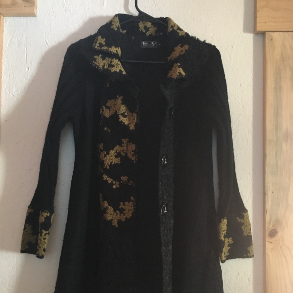 Irish wool cardigan